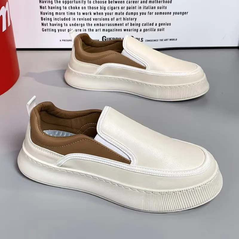Men's Trendy Low Cut Board Shoes Lightweight Versatile Sports and Leisure Running and Walking Shoes for Spring and Autumn - 图片 4