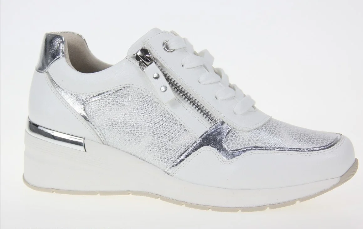 Women's Customizable Breathable Wedge Sole Height-Boosting Casual Walking Shoes Fashion Trend for Autumn & Spring - Image 3