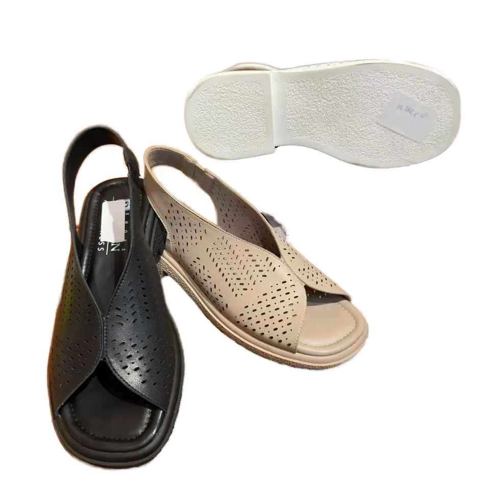 Factory Direct Customizable Women's Fashion Sandals with Open Toe and Heels Casual Comfortable for Summer Outdoor Use - Image 3