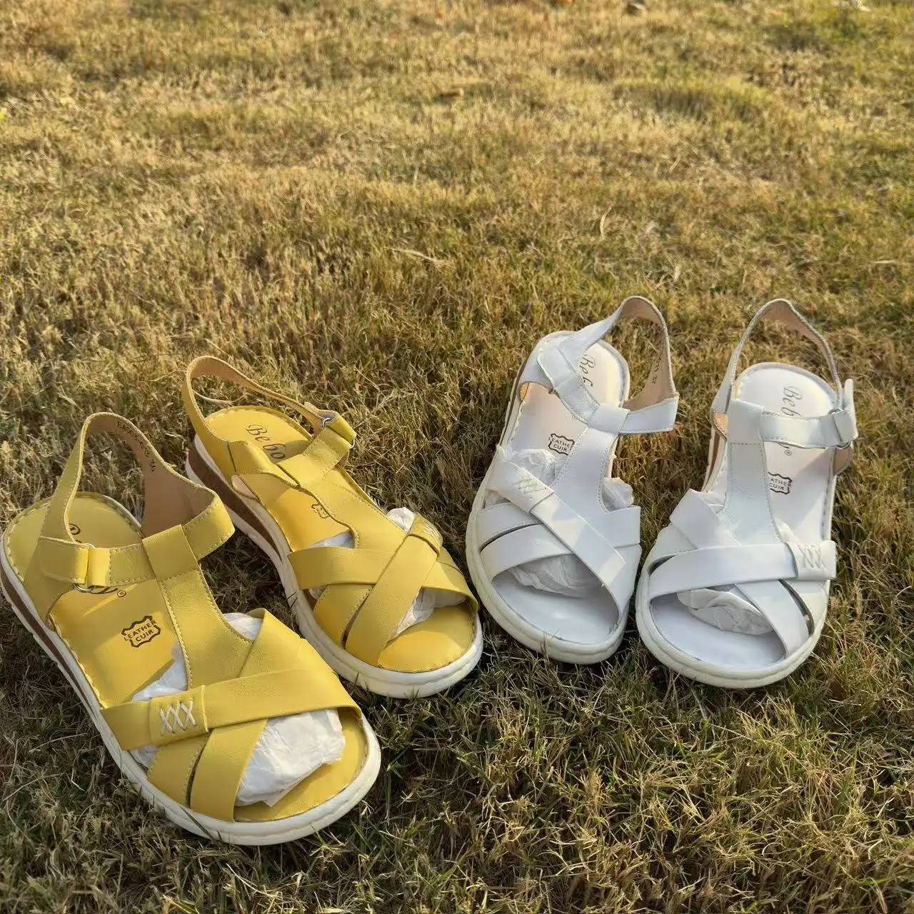 Women's Open-Toe Cross Design Summer Sandals Comfortable Soft Outdoor Fashion Trend Latest Edition - Image 2