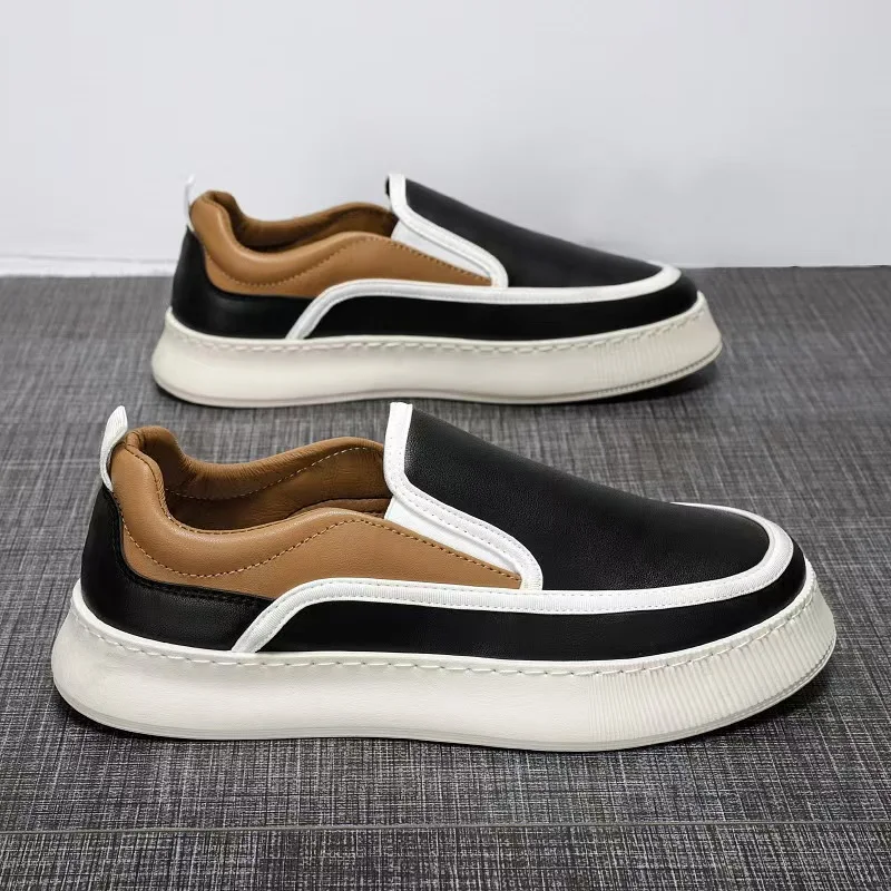 Men's Trendy Low Cut Board Shoes Lightweight Versatile Sports and Leisure Running and Walking Shoes for Spring and Autumn - 图片 3