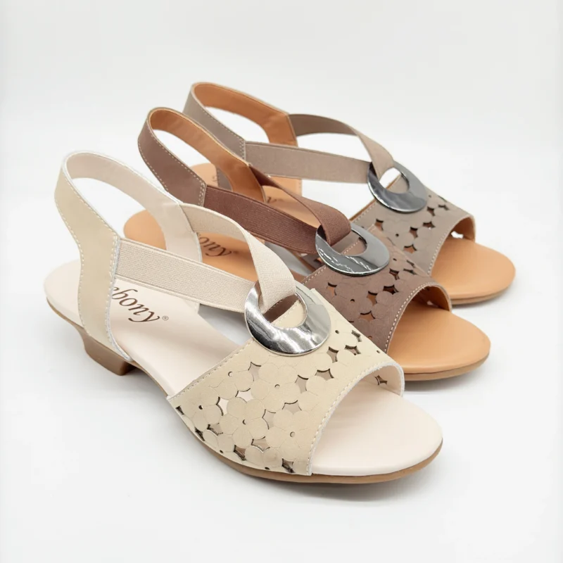 Customizable Open-Toe Women's Summer Latest Comfortable Soft Breathable Casual for Vacation Non-Slip Design for Outdoor Use