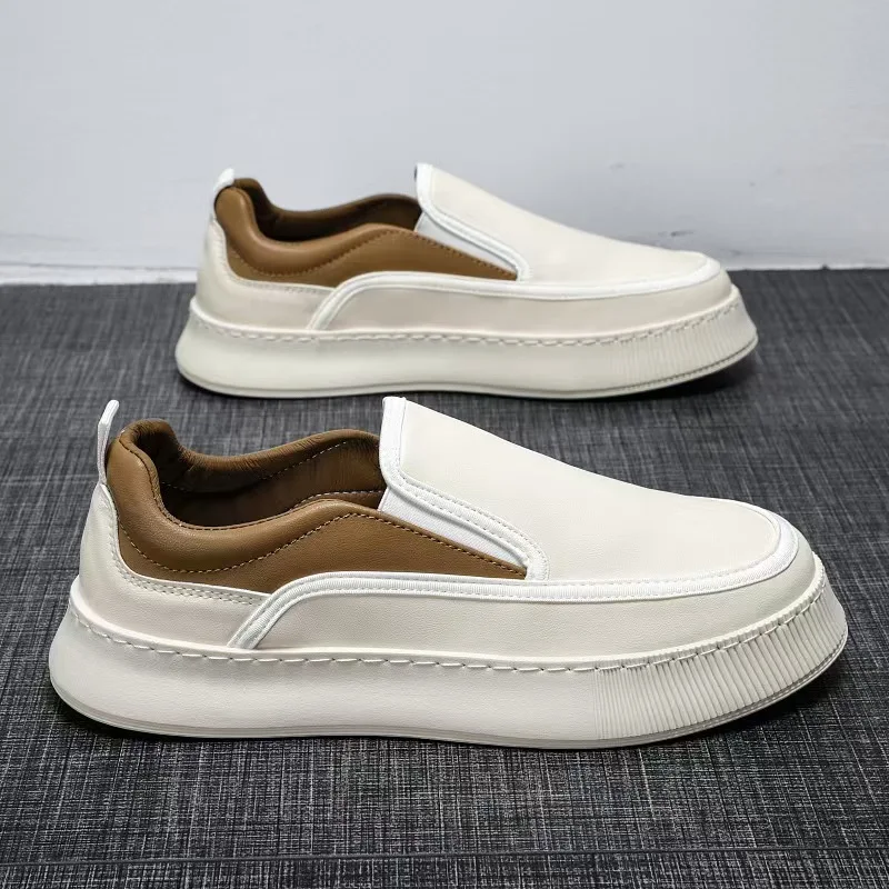 Men's Trendy Low Cut Board Shoes Lightweight Versatile Sports and Leisure Running and Walking Shoes for Spring and Autumn - 图片 5