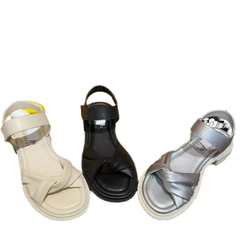 High Quality Women's Customizable Breathable Low Heel Sandals Durable Design Open Toe Fashion Trend for Summer Outdoor Use