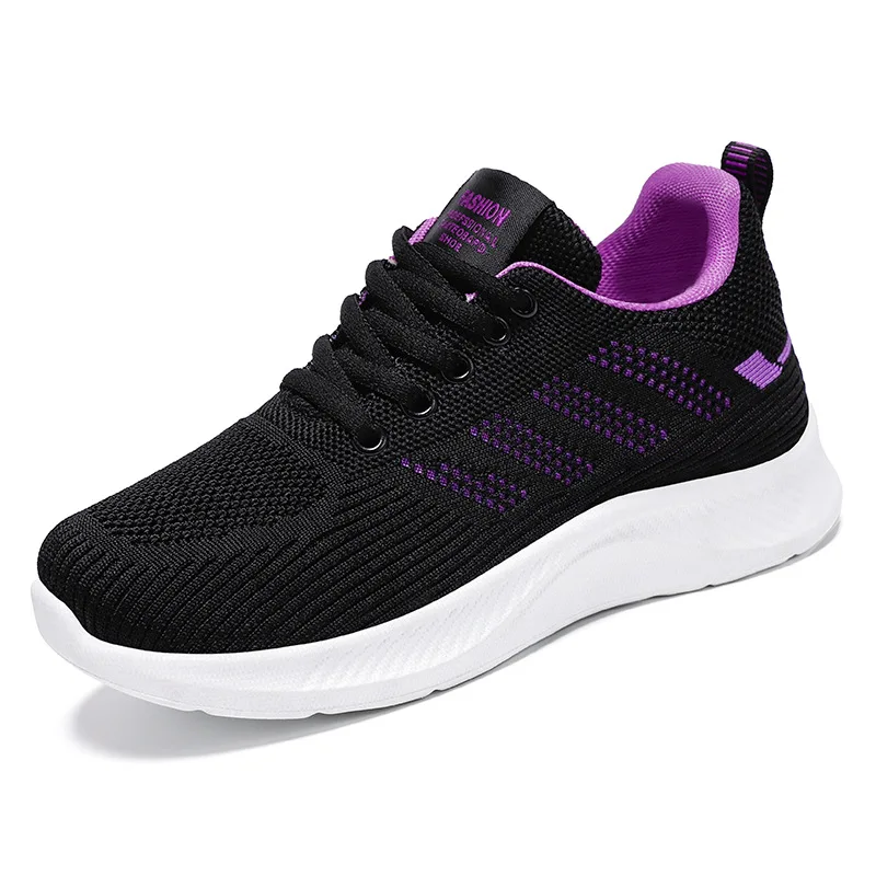 Wholesale New High Quality Fashion Mesh Ventilate Women Ladies Running Sport Casual Shoes - Image 3