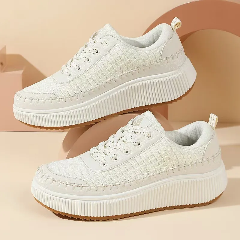 Hot Selling Sports Casual Thickened Women's Shoes Fashion Trend Versatile Casual Shoes Running Shoes