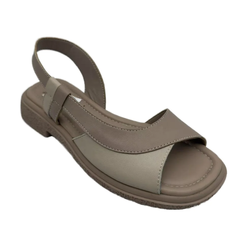 Factory Direct Summer Heeled Sandals for Women Comfortable Casual Open Toe Design Customizable for Outdoor Use - Image 2