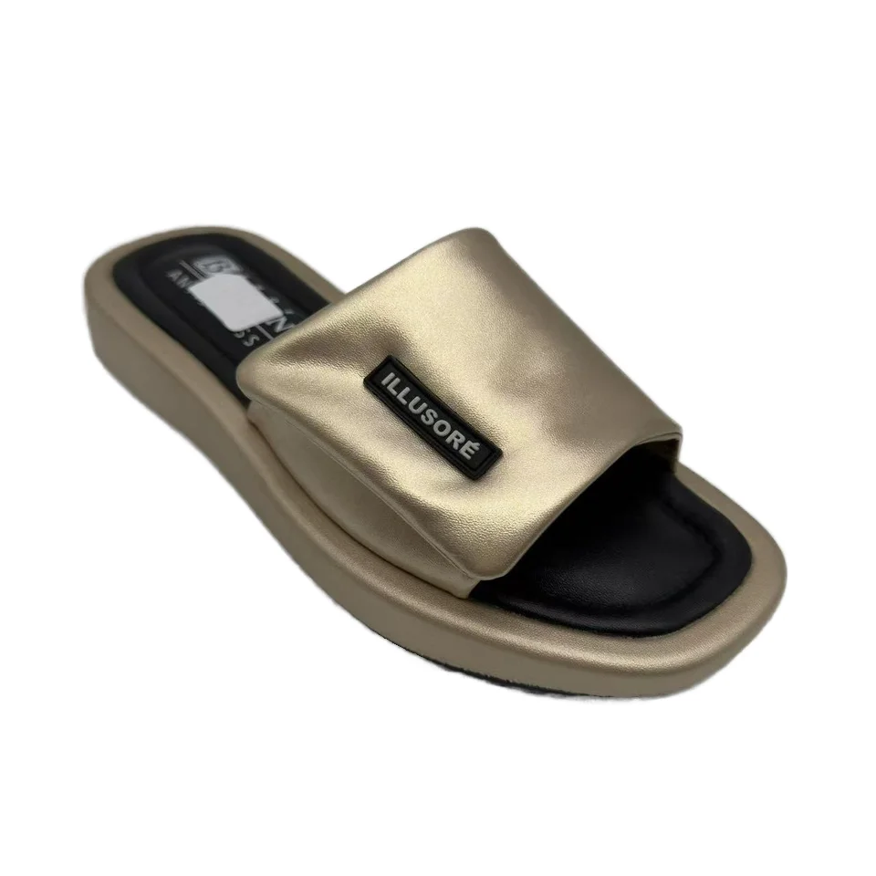 Customizable Women's Open Toe for Slippers for Home and Out Summer Fashion Trend with Shiny Features - Image 5