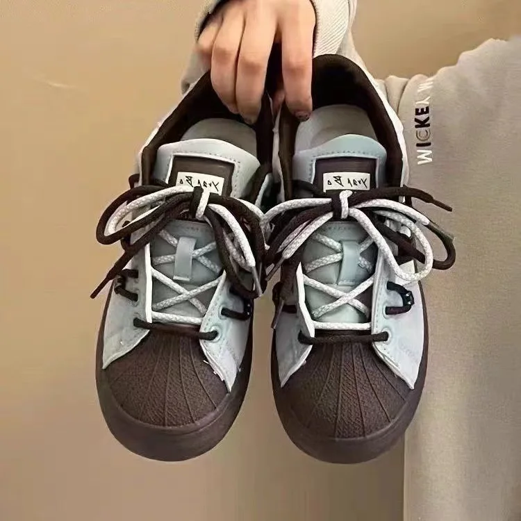 Cloud Sunflower Design Casual Shoes Lightweight and Comfortable for Walking Lake Blue Closed Toe for Autumn and Spring