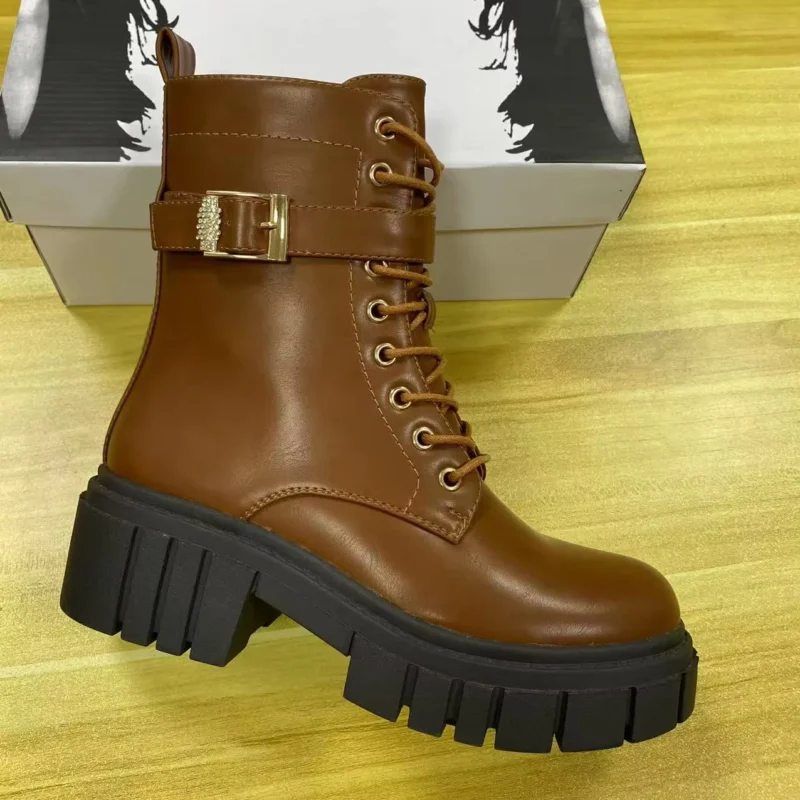 High Quality Casual Comfortable Platform Ankle Boots Winter Warm Short Boots for Women