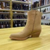 Customized Western Style Chunky Heels Mid Calf Boots Women's Hard-wearing Soft Comfortable Ankle Boots