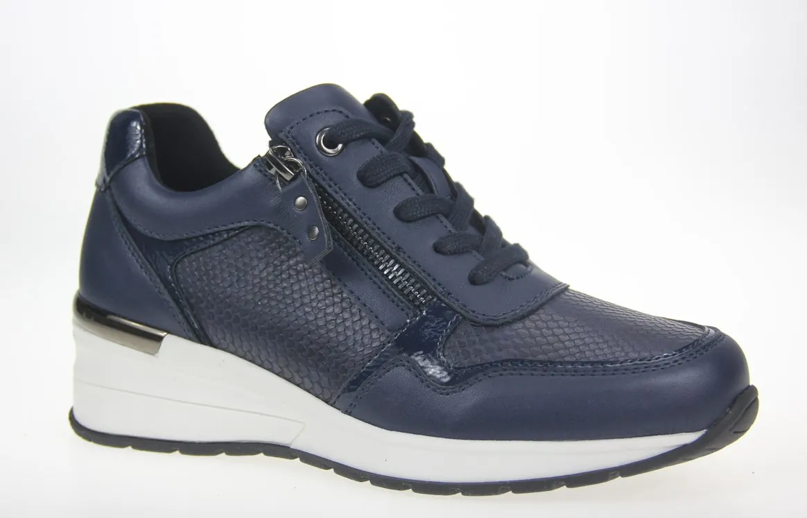 Women's Customizable Breathable Wedge Sole Height-Boosting Casual Walking Shoes Fashion Trend for Autumn & Spring - Image 5