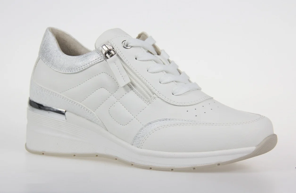 Women's Customizable Breathable Wedge Sole Height-Boosting Casual Walking Shoes Fashion Trend for Autumn & Spring - Image 6