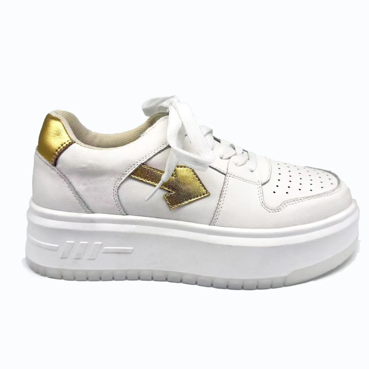 2026 Customizable High Quality Women's Casual Shoes Spring and Autumn Breathable Lace-Up Closure Height Increasing - Image 2