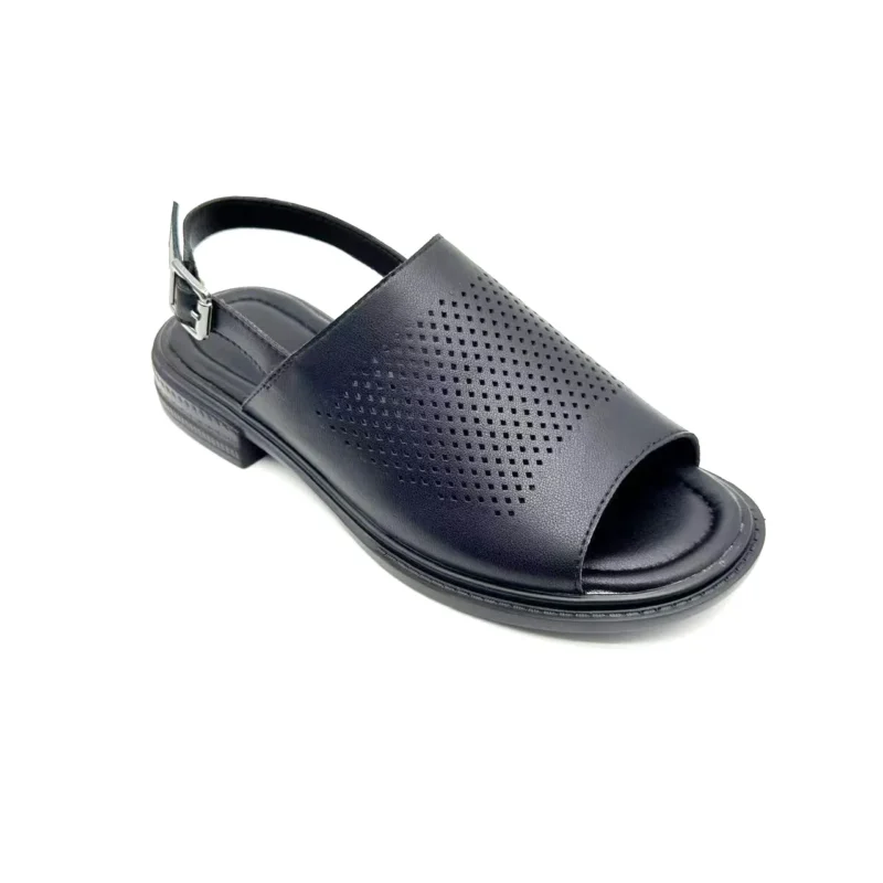 2026 High Quality Women's Summer Open Toe Roman Sandals Breathable Cutout Design Flat Sandals for Outdoor Wear